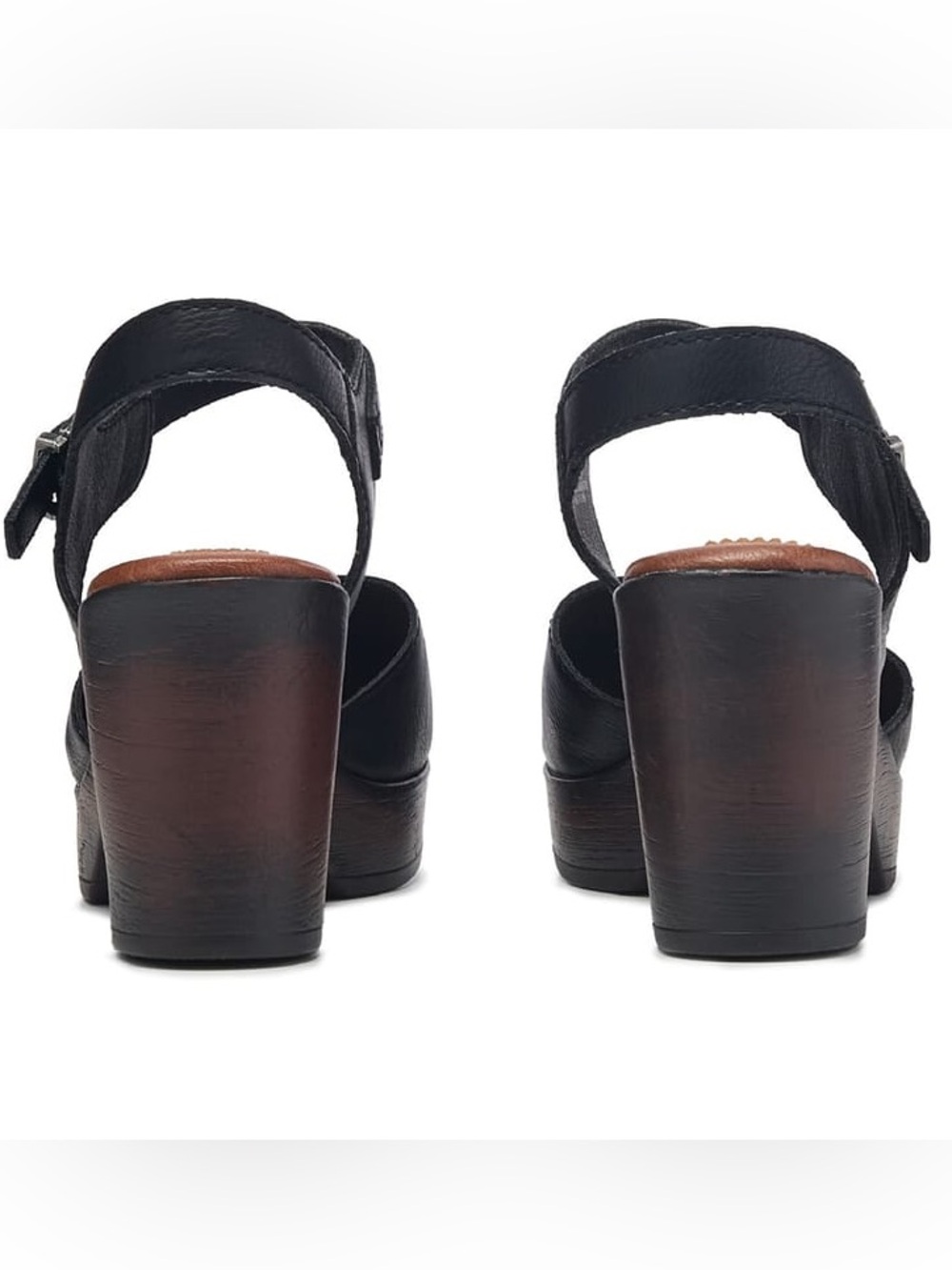 BOC NWOB Black Mary Jane Natasha Platform Clog Shoes Size 8 - Picture 5 of 5
